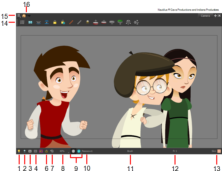 Toon Boom Harmony Camera View - Toon Boom Animation (937x735), Png Download