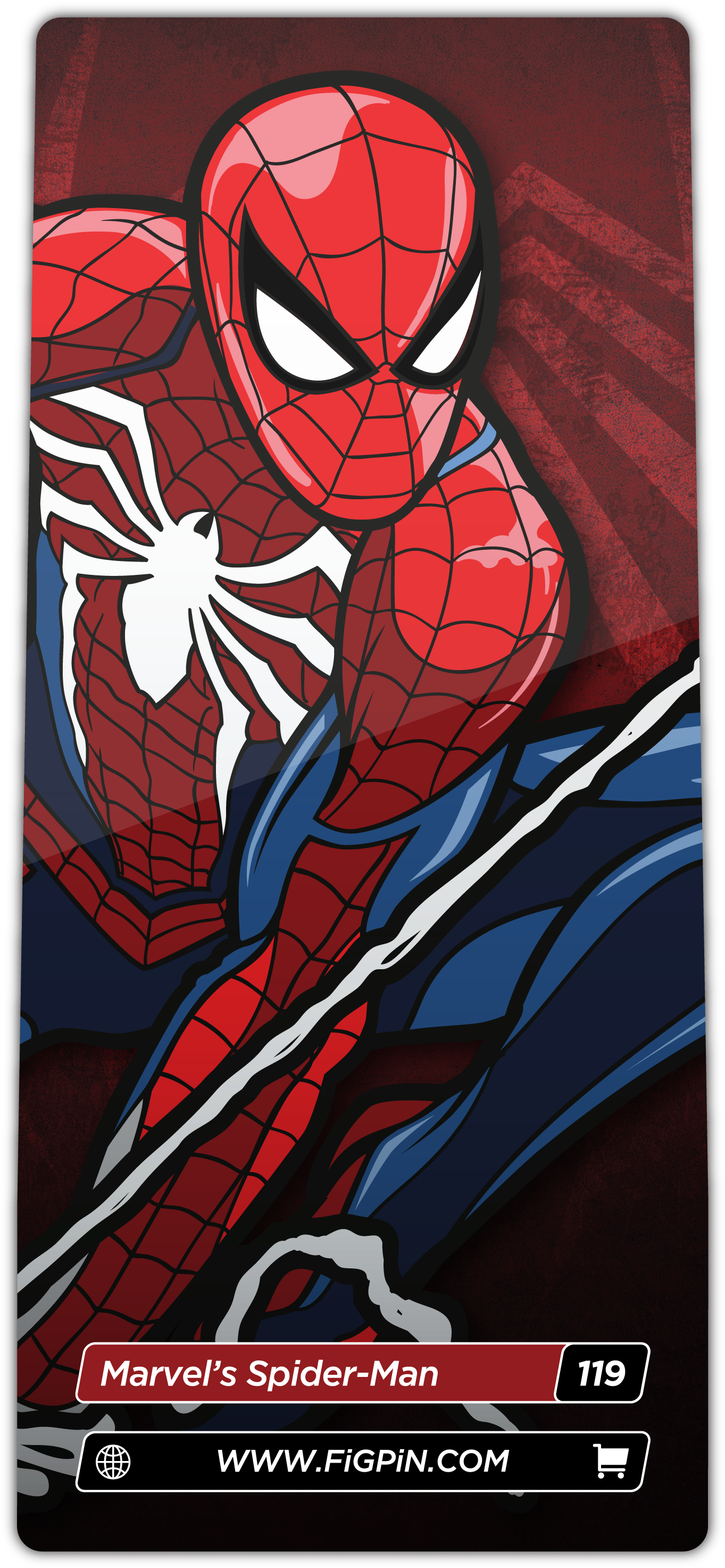 Spider-man - Spider Man Ps4 Figpin (1024x1792), Png Download