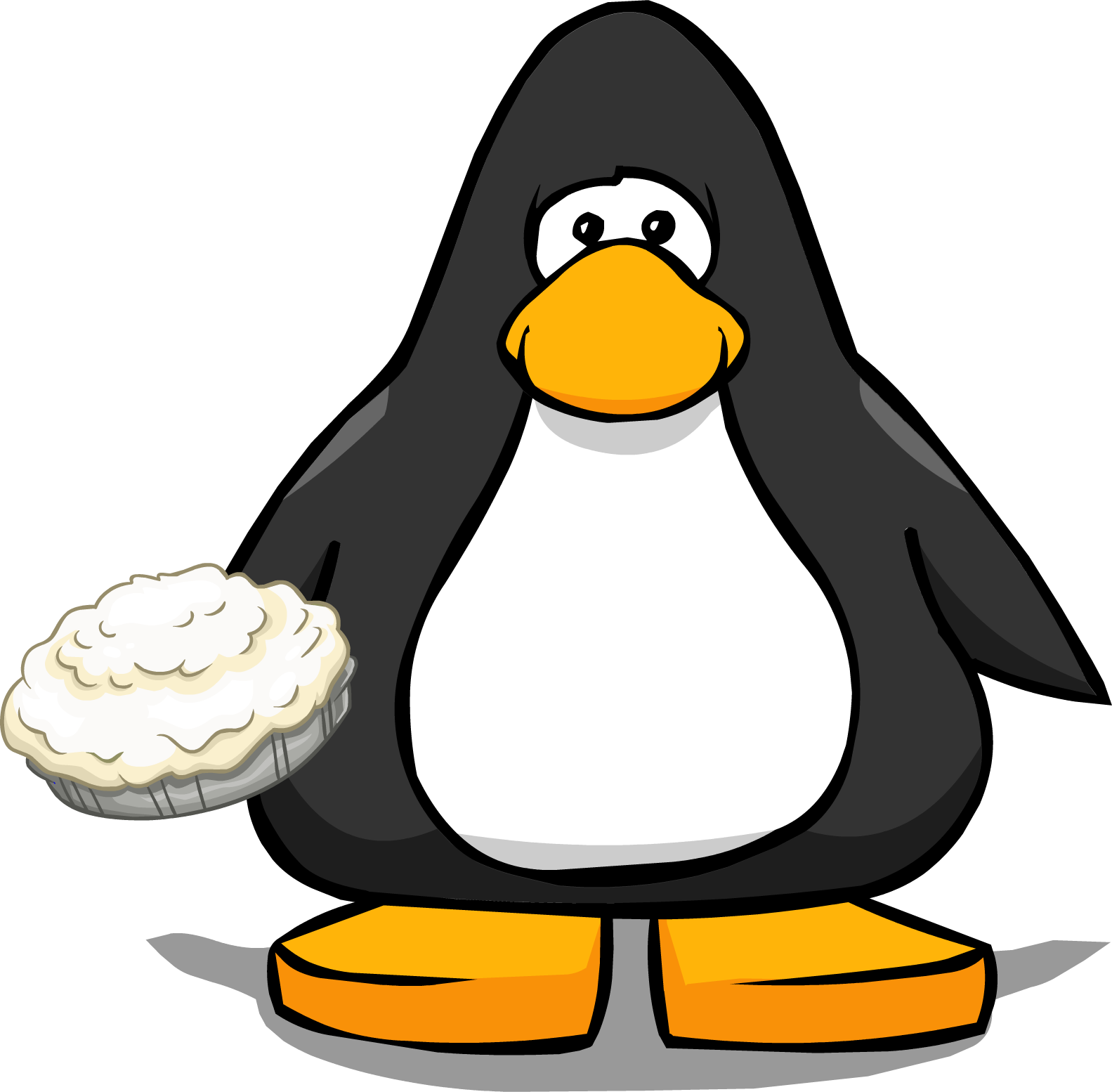 Cream Pie Pc - Club Penguin Trumpet Gif (1583x1554), Png Download