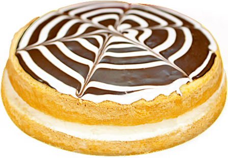 Conti's Pastry Shoppe - Boston Cream Pie (447x310), Png Download