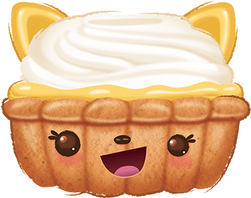 Baked Goods Num Nana Creme Pie - Num Noms Nana Creme Pie (445x430), Png Download