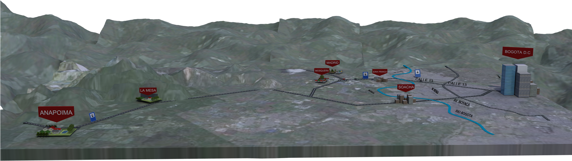 Bogota-bambu - Helicopter Rotor (2000x700), Png Download