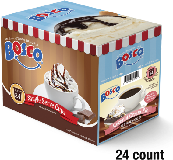 Coconut Cream Pie Coffee - 24 7 (600x600), Png Download