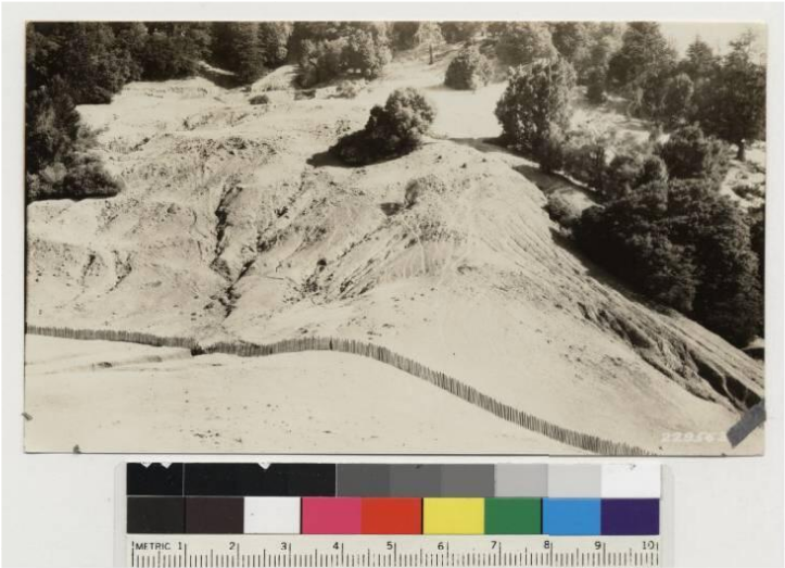 Erosion On Cleared And Heavily Sheeped Southerly Slope - Theatre Ticket (800x700), Png Download