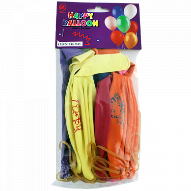 Buy Bk Fun Punching Balloons With Header 8 Pcs Set - Bag (375x375), Png Download