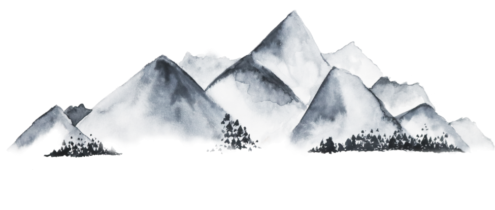 Mountain Tree - Logo Mountain (1000x560), Png Download