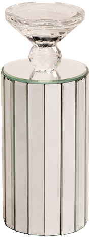 Amini Barrel Mirrored Candle Holder - Perfume (600x510), Png Download