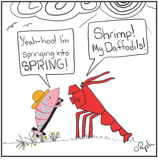 Seem To Catch A Break With Old Man Winter Digging His - Cartoon (610x604), Png Download