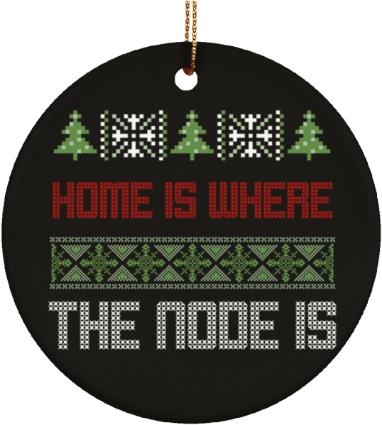 Bitcoin Node Christmas Tree Ornament - Christmas Ornament (600x600), Png Download