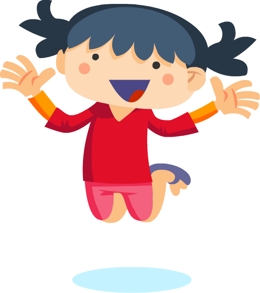 Happy Jumping - Jumping Up And Down Happy (533x600), Png Download