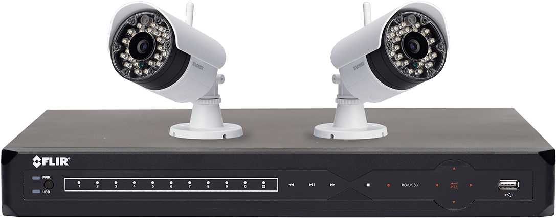 Wireless Dvr Security Camera System With 2 Outdoor - Lorex Vantage Lw2231 Wireless Security Camera (1200x800), Png Download