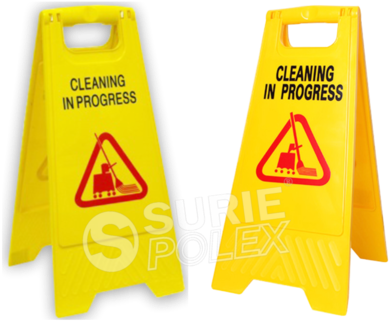 Yellow Caution Board-cleaning In Progress - Cleaning In Progress Sign (500x500), Png Download