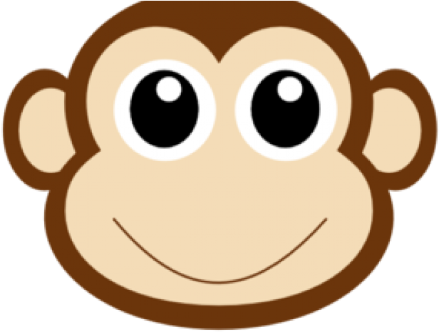 Monkey Head Clip Art (640x480), Png Download