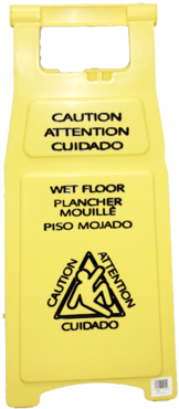 Continental 119c Yellow 26-inch Closed Floor Sign (600x400), Png Download