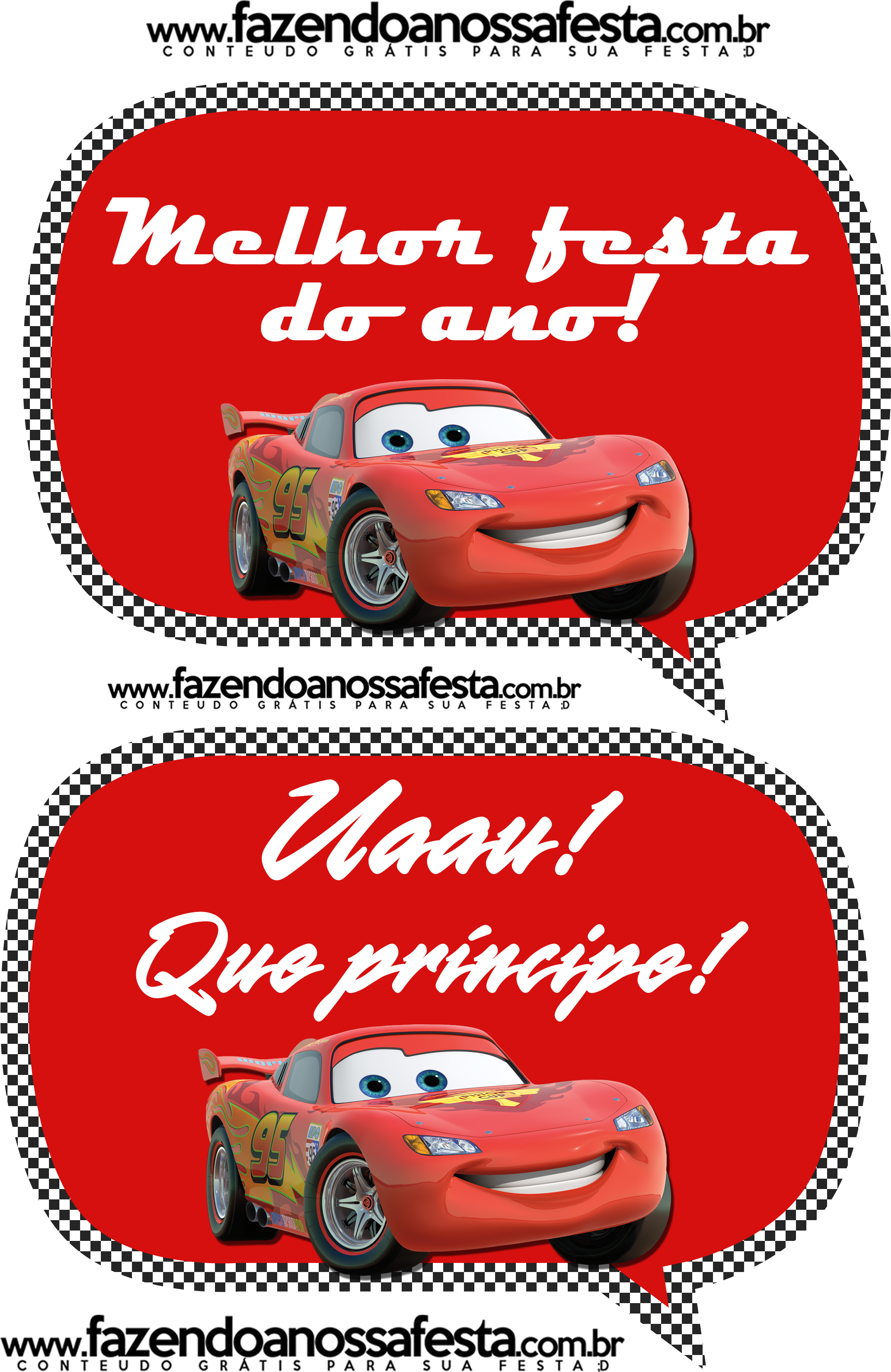 Plaquinhas Divertidas Para Fotos Carros Da Disney - Plaquinhas Divertidas Carros Disney (2480x3508), Png Download