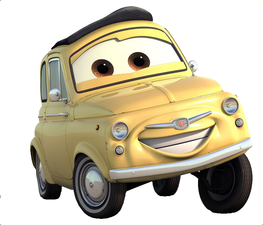 Картинки Авто - Luigi Cars Png (858x732), Png Download
