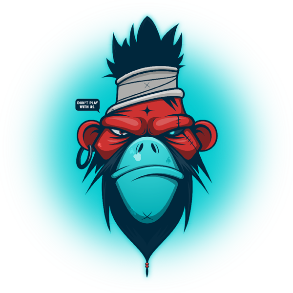 Character Illustartion Monkey Illustration, Graphic - De Macacos (600x600), Png Download