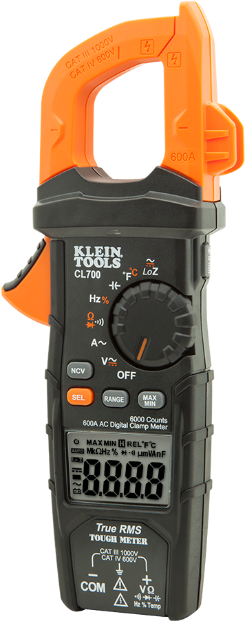 Png Cl700 - 600amp Dc Clamp Meter (1000x1000), Png Download