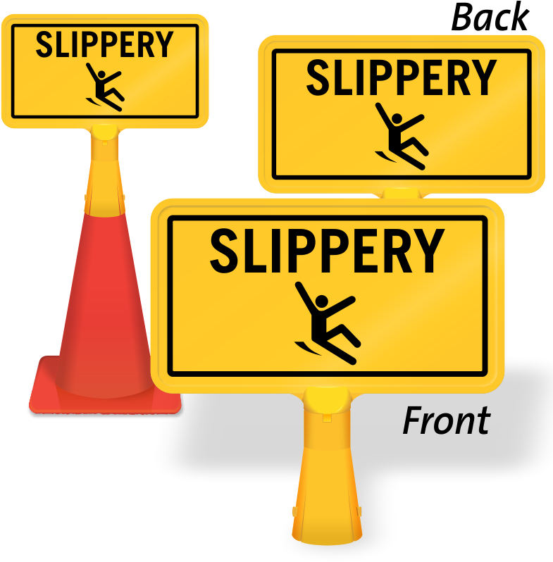 Slippery When Wet Signs, Wet Floor Signs - Slow Down Kids Playing Sign (800x800), Png Download