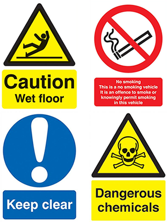 Signs - Flammable No Smoking Signs (372x450), Png Download