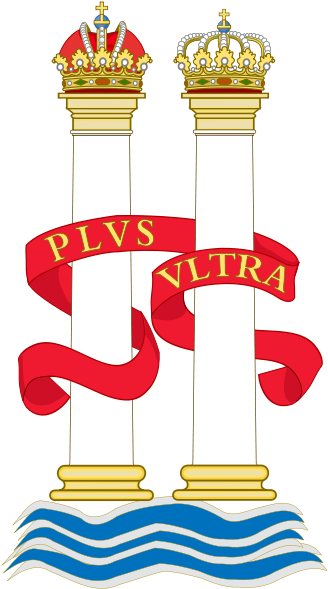 Columnas De Hercules Españolas, Origen Del Signo Del - Columnas De Hercules Escudo De España (376x599), Png Download
