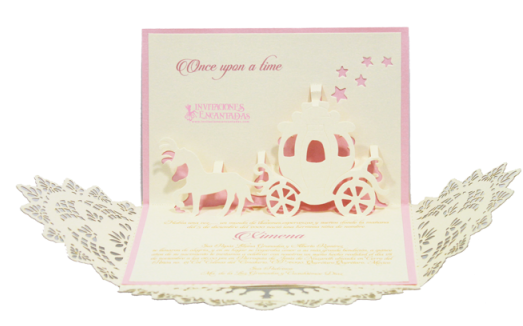 Invitacion Carruaje - Paper (560x326), Png Download