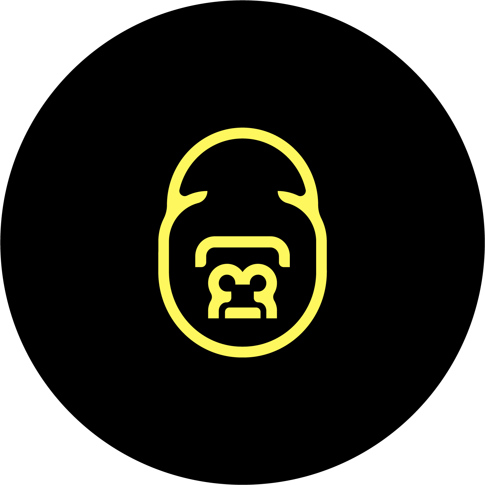 Gorilla Gorilla Gorilla - Gorilla (1668x1668), Png Download