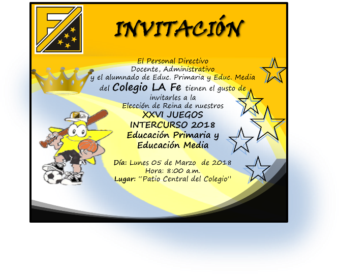 Invitación A Los Juegos Intercurso - Game (748x555), Png Download