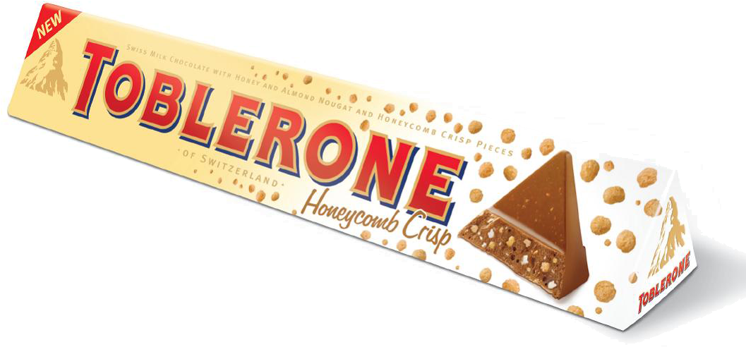 Toblerone Honeycomb Crisp Toblerone, Honeycombs, Crisp, - Jumbo Toblerone Chocolate Bar 4.5 Kg (1072x538), Png Download