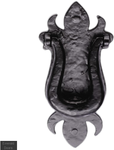 Antique Black U Door Knocker - Ludlow Foundries Door Knocker - 200mm X 800mm - Black (500x500), Png Download