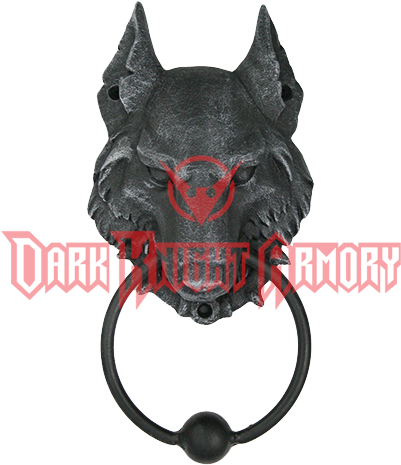 Wolf Gargoyle Door Knocker - Dragon Cross Wall Plaque Gothic Decor (464x464), Png Download