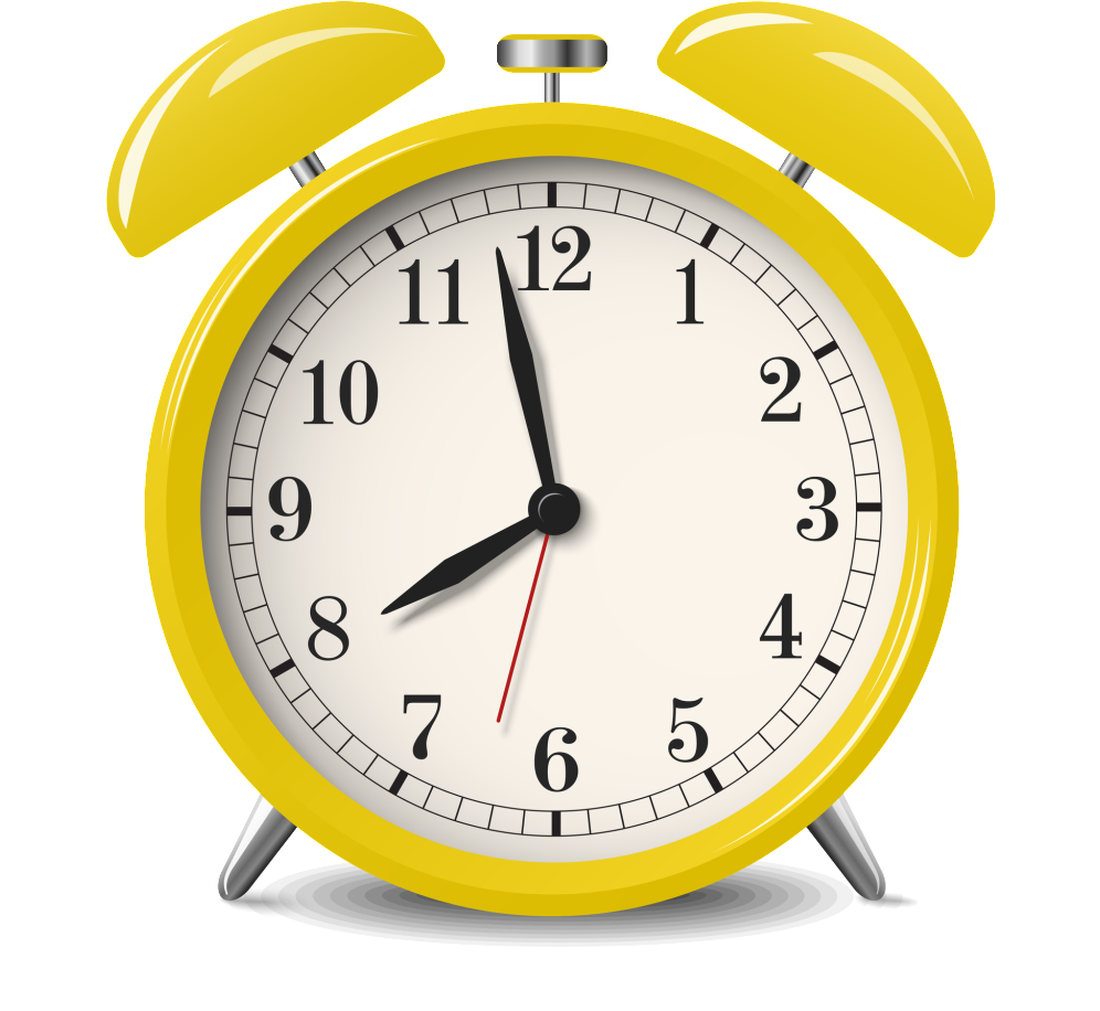 Yellow Alarm Clock Transparent - Spiral (1024x918), Png Download