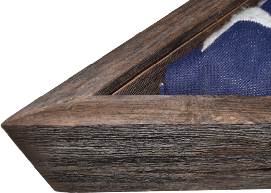 Barnwood Flag Display Case For - Plywood (600x600), Png Download