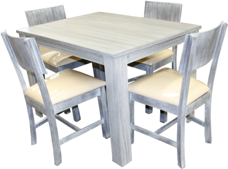 Comedor Rainer Vintage Gris - Furniture (480x356), Png Download