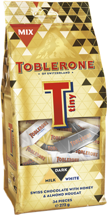 Enjoy Delicious Moments With Toblerone Tiny This Shiny - Toblerone Tiny Mix Bag 272g (450x450), Png Download