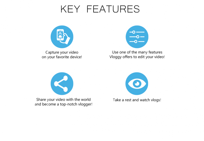 We Are 3 Young Men With A Great Idea To Make Vlogging - Circle (700x485), Png Download
