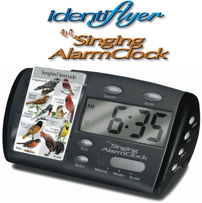 Download Identiflyer Singing Alarmclock Birdsong Identiflyer PNG