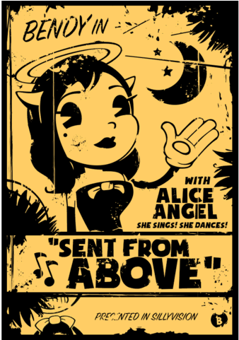 Alice Angel Poster - Bendy And The Ink Machine Posters (480x480), Png Download