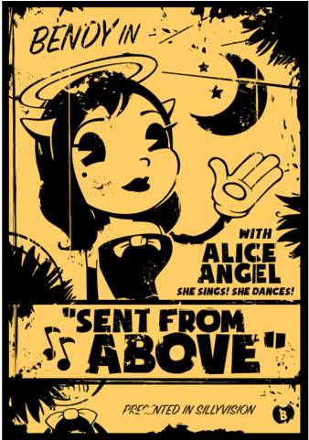 Alice Angel Poster - Bendy And The Ink Machine Posters - Free ...
