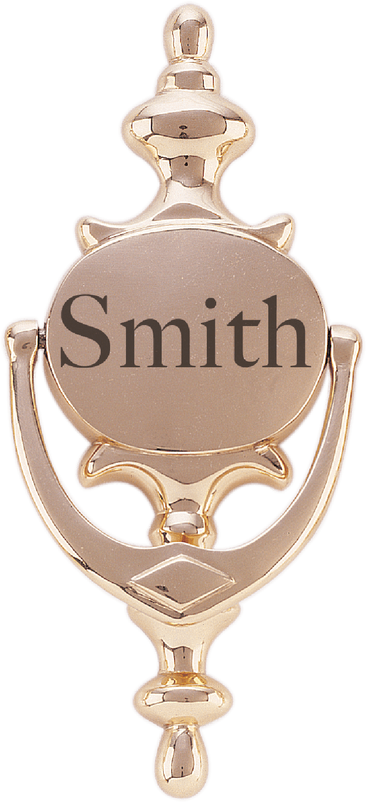 Jds Industries Dk2 Engravable Brass Knocker - Oval (800x1689), Png Download