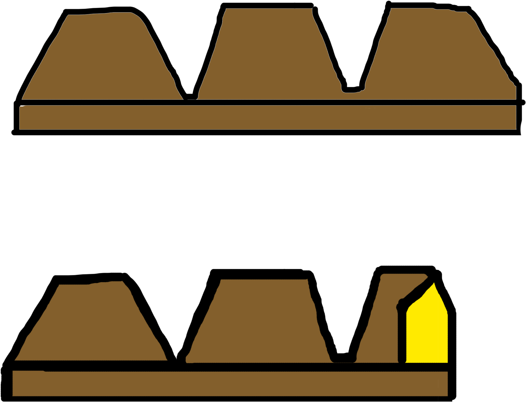 Toblerone Style Protein Bars Toblerone, Gluten Free - 202664 (1959x1504), Png Download