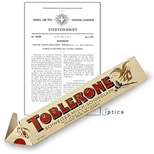 Iptica Toblerone Patent - Patent (500x501), Png Download
