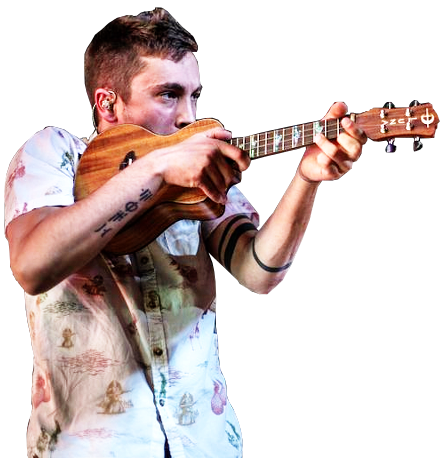 Image - Tyler Joseph Ukulele Transparent (441x460), Png Download