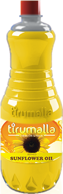 Refined Sunflower Oil 1 Ltr Bottle - Sunflower Oil Bottle Png (400x400), Png Download
