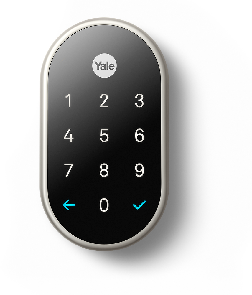 Polished Brass - Nest Yale Lock (1000x1000), Png Download