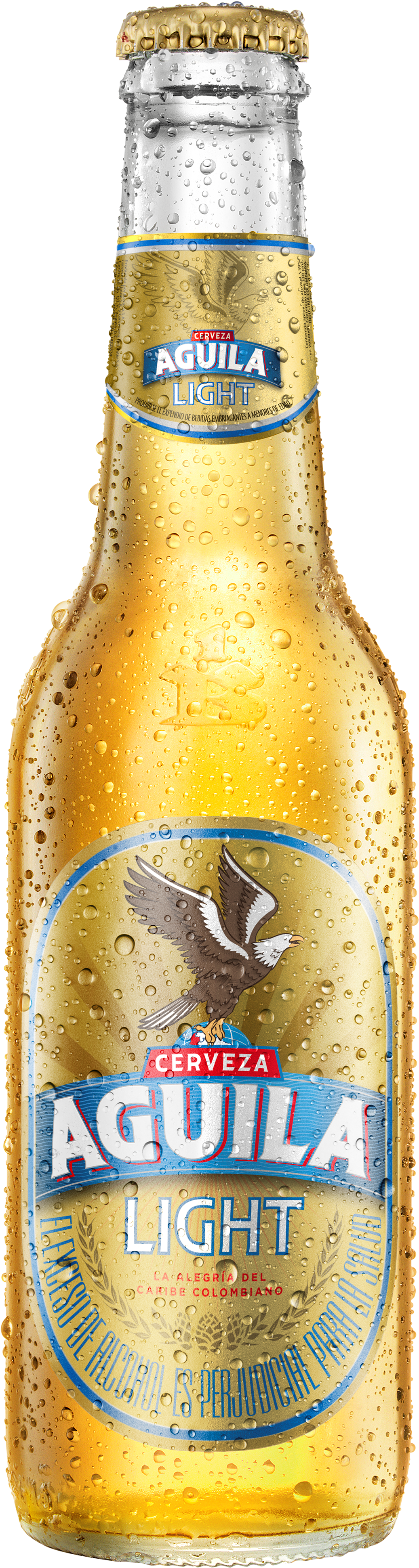 Botella Retornable De Aguila Light 330 Centímetros - Cerveza Aguila Bien Fria Png (1957x3904), Png Download