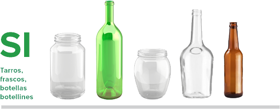 Al Contenedor Verde - Glass Is Green (569x241), Png Download