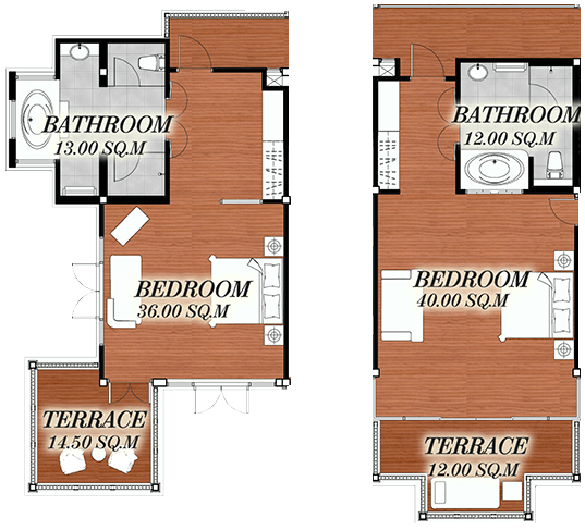 Deluxe Hillside Room Plan - Seaview, Lower Hutt (537x487), Png Download