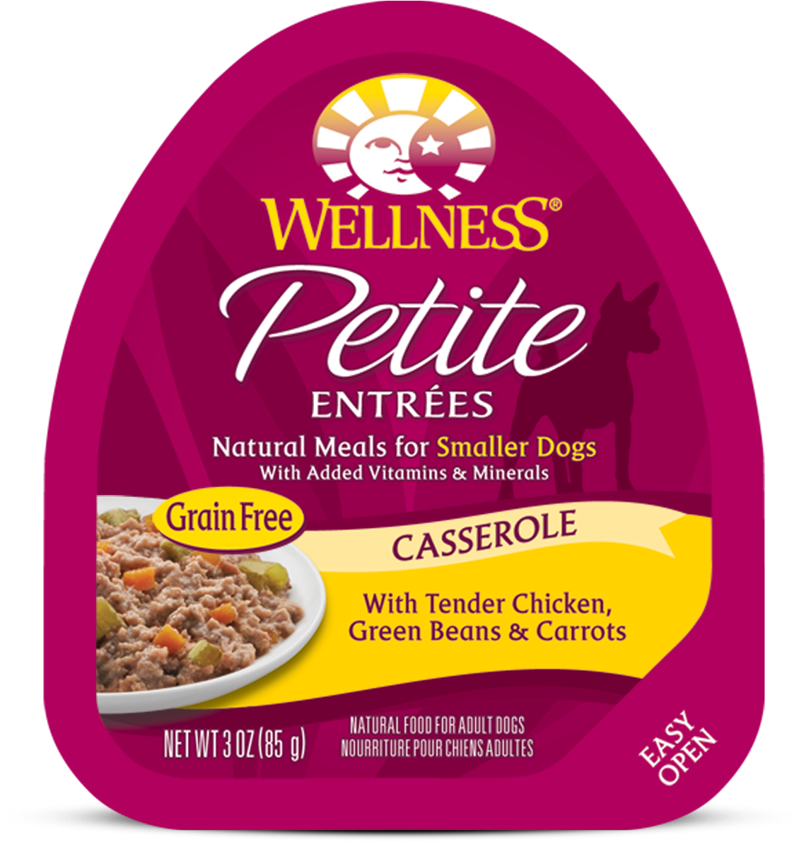 Casserole Chicken Green Beans - Wellness Natural Pet Food Wellness Petite Entrees Shredded (2000x2000), Png Download