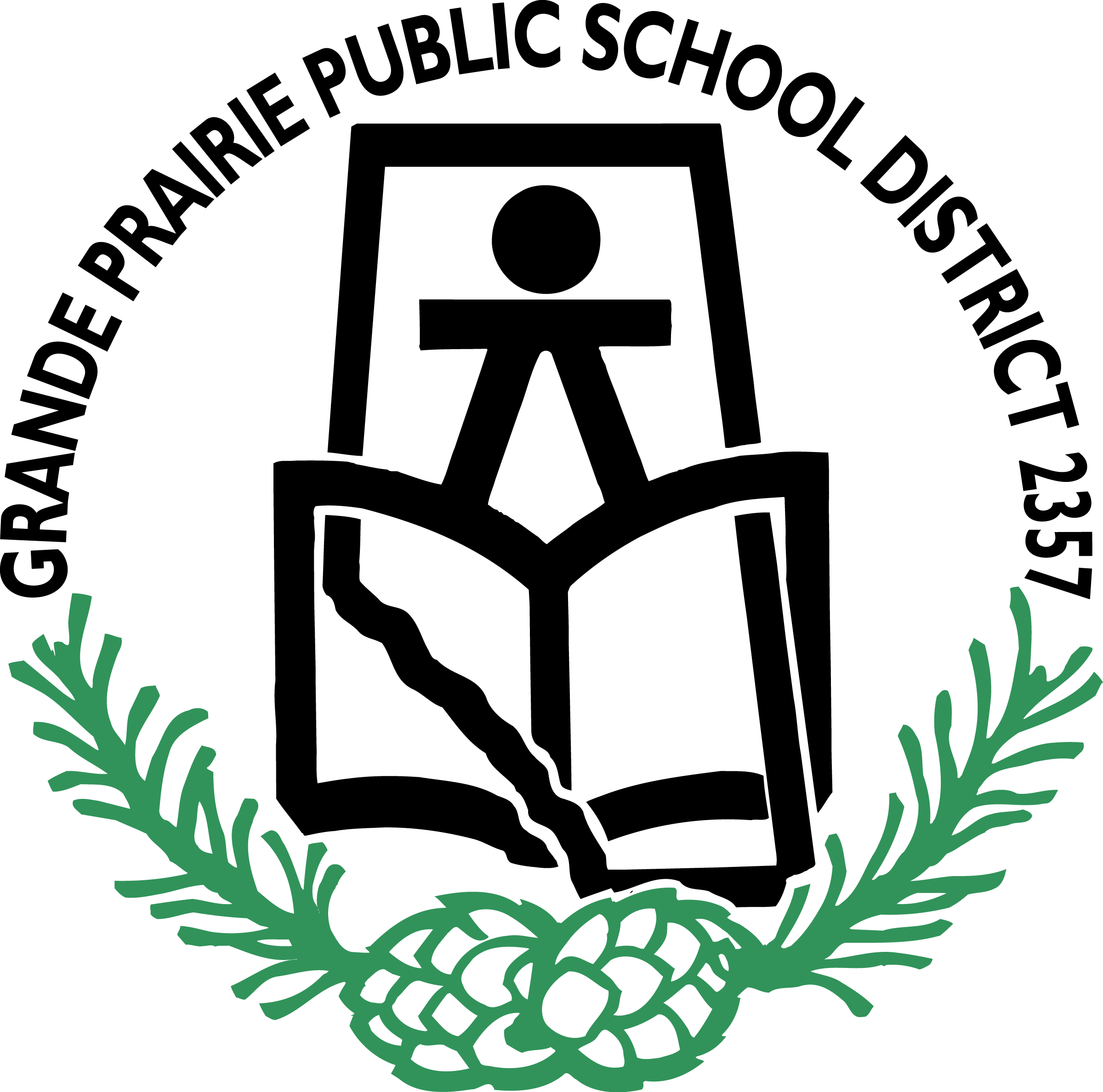 Gppsd Logo - Grande Prairie Public School District (2400x2377), Png Download
